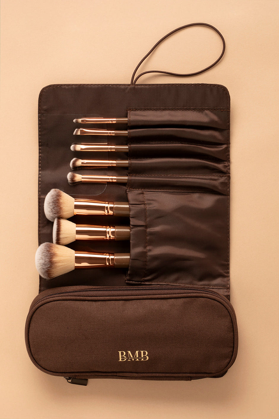 Kit de brochas profesionales con manta-estuche